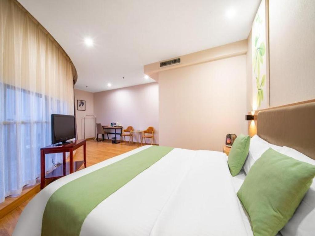 Greentree Inn Jining Yanzhou Jiuzhou Fangyuan Business Hotel Экстерьер фото