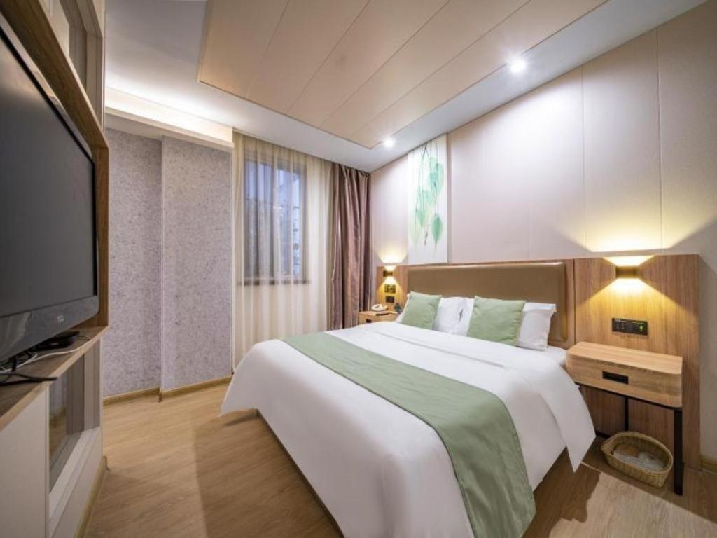 Greentree Inn Jining Yanzhou Jiuzhou Fangyuan Business Hotel Экстерьер фото