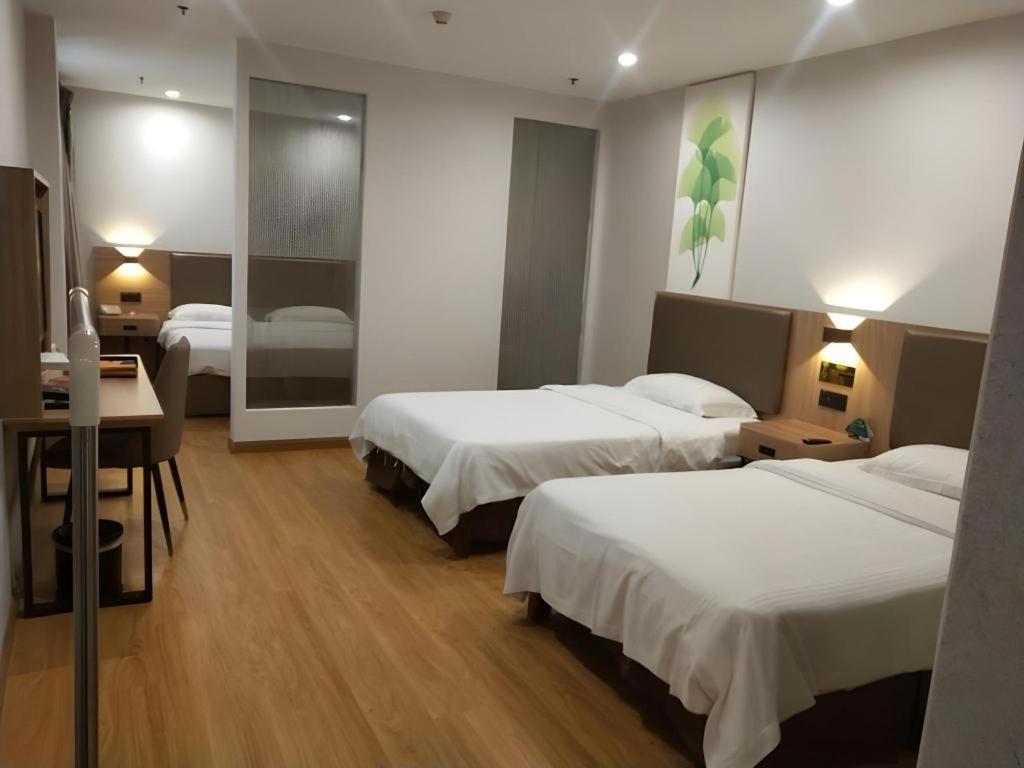 Greentree Inn Jining Yanzhou Jiuzhou Fangyuan Business Hotel Экстерьер фото